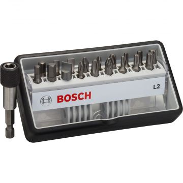Kit Pontas e Bits 25mm + Adaptador 18 Peças Bosch 2607002568