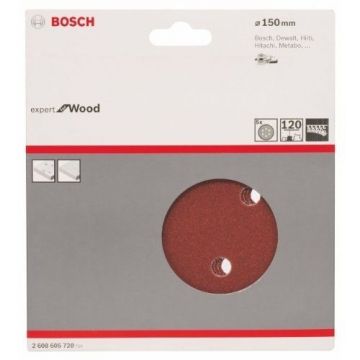 Disco de Lixa BOSCH C430 EXPERT FOR WOOD+PAINT 150MM GR120