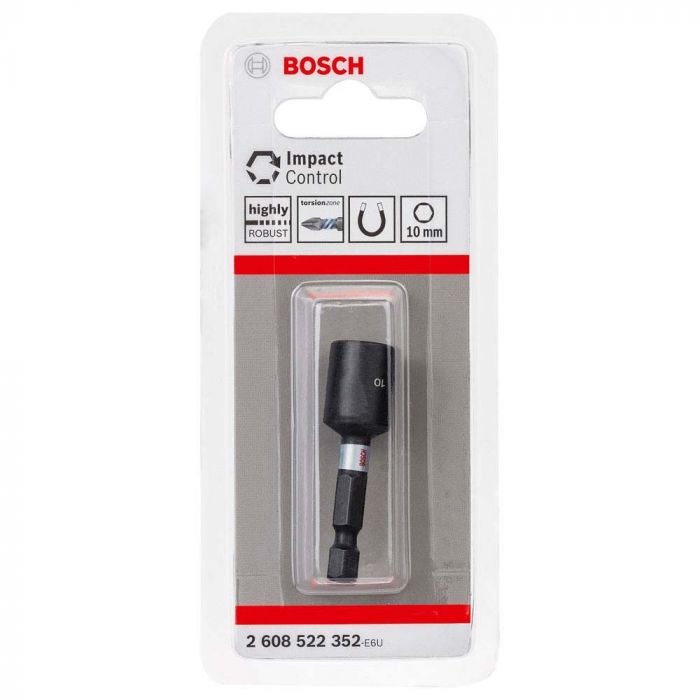 Soquete Canhão Magnético Impact Control 10mm, 50mm - Bosch 