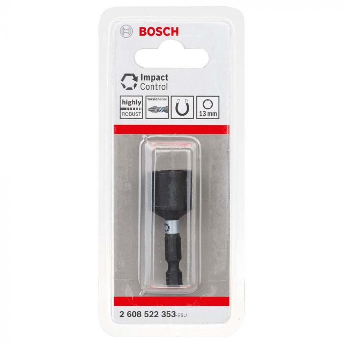 Soquete Canhão Magnético Impact Control 13mm - Bosch 