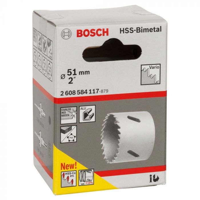 Serra Copo Bimetálica HSS 51 mm, 2" - Bosch 