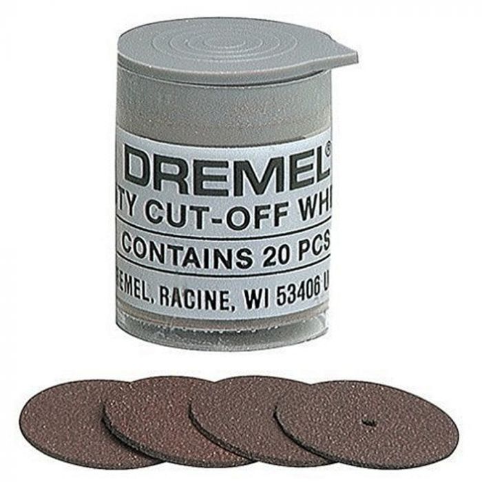 Disco de Corte Dremel 420 23,8mm espessura 1mm para Metal com 20un. 2615000420