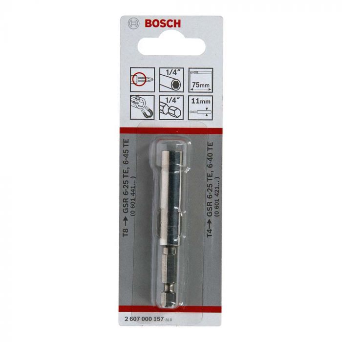 Adaptador Magnético Universal para Pontas,11x75mm 1/4"- Bosch