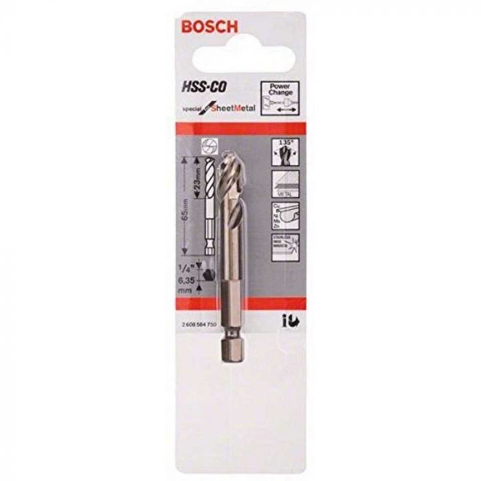 Broca Guia HSS-Co 1/4 -Bosch