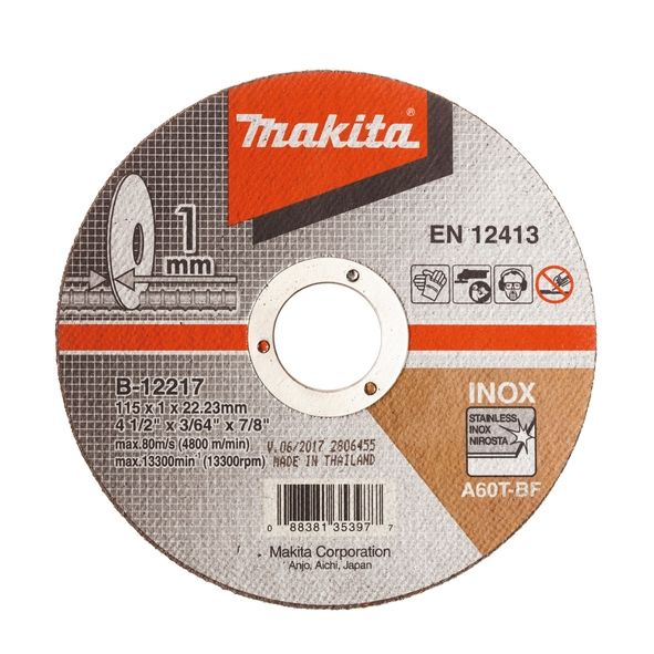 Disco Abrasivo de Corte Fino 115X1.0X22.23MM