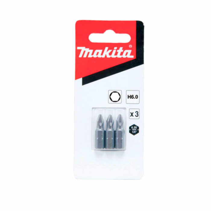 Pontas Bits Allen 6.0-25mm com 3 Unidades Makita B23721