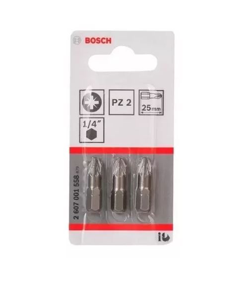 Bits Pozidrive PZ2 Bosch 2607001558