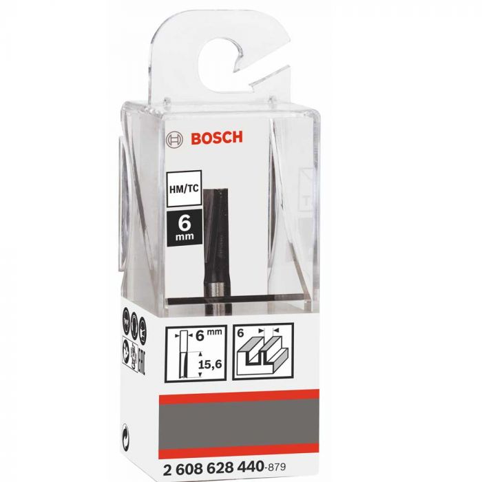 Fresa Reta 6 mm- Bosch 2608628440