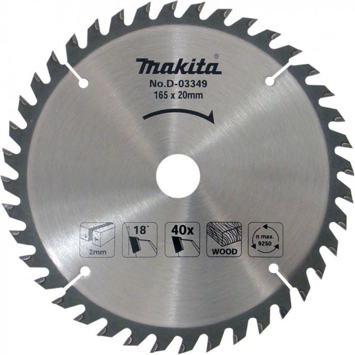 Lâmina para Serra Circular 165mm Makita