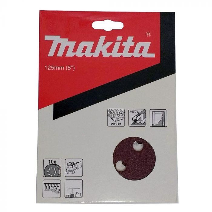 Disco de Lixa para Roto Orbital 8 Furos GR320 Makita D54215