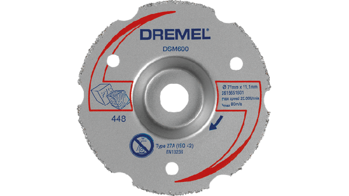 Disco De Corte Rente Saw-Max Dremel DSM600 para Madeira e Plástico 2615S600JB