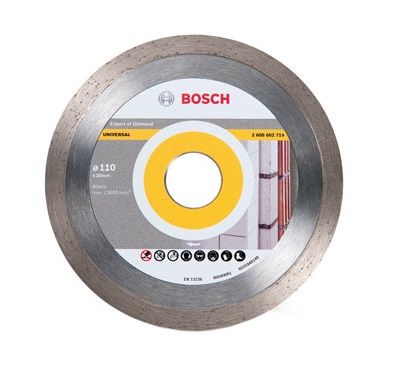 Disco Diamantado Liso Universal Multimaterial 110 x 20 x 8 mm - Bosch 