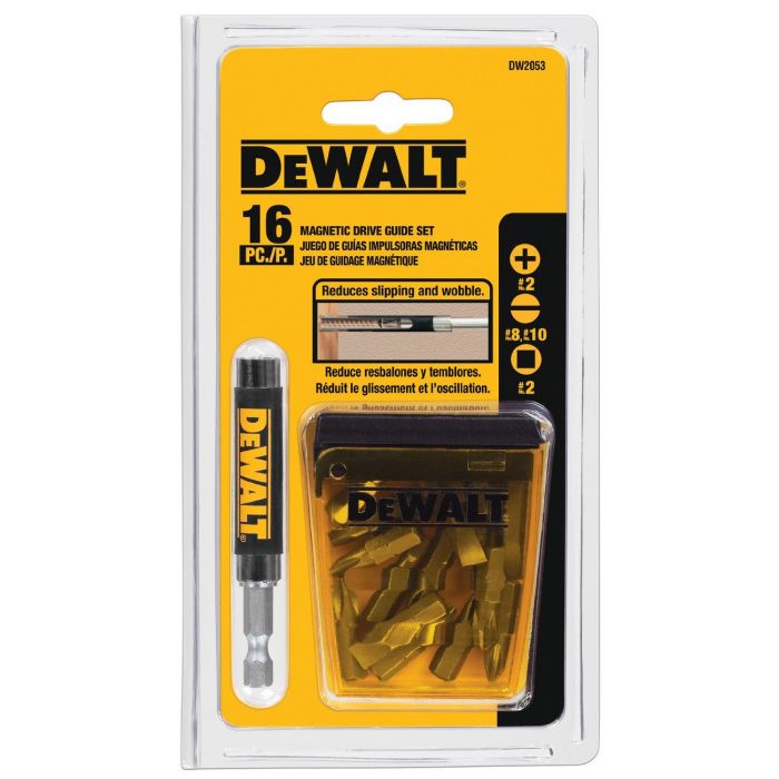 Jogo 16 Peças Parafusar com Guia Magnética DW2053 Dewalt