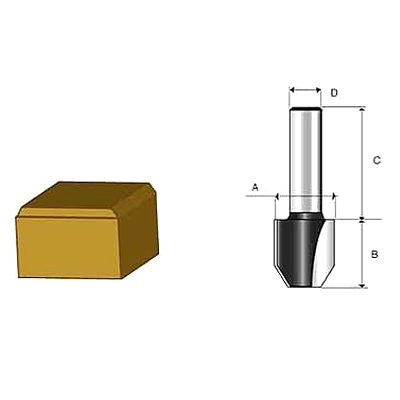 Fresa Combinada 23° HT