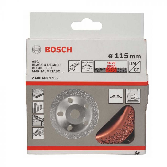  Disco de Desbaste Metal Duro 115mm- Bosch 2608600176