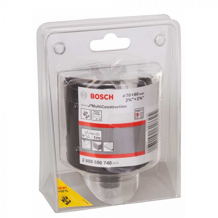 Serra Copo Speed for Multi Construction 70 mm 2 3/4"- Bosch