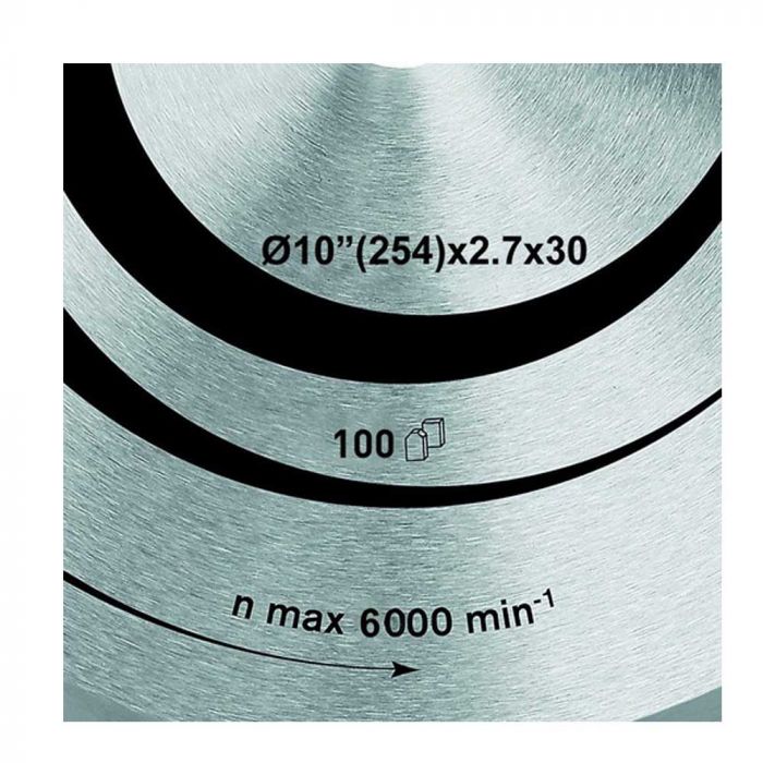 Disco de Serra Circular Multimaterial 10"  254mm 100 Dentes- Bosch 2608642202