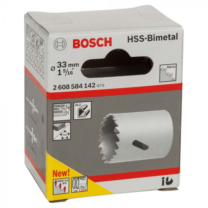 Serra Copo HSS Extra Cobalto 33mm Bosch 2608584142