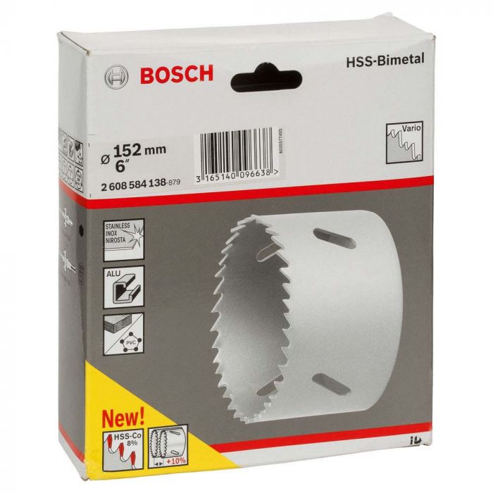 Serra Copo Bimetálica HSS 152 mm, 6"- Bosch 2608584138