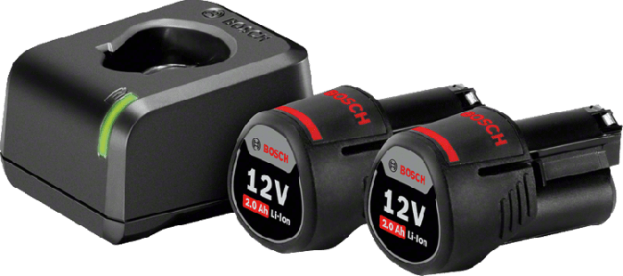 Kit Baterias 12V 2 a.h + Carregador GAL 12V-20  1600A021KS