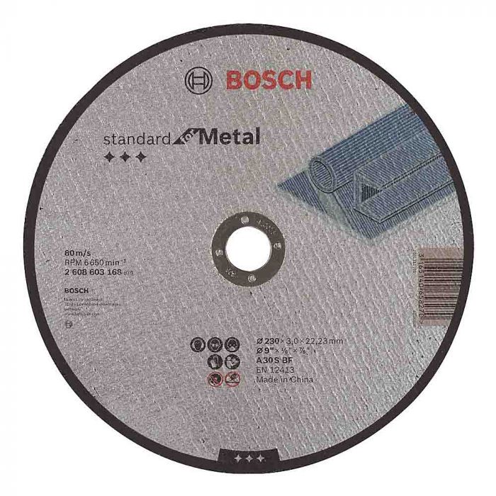 Disco de Corte para Metal 230x3,0mm - Bosch  2608603168